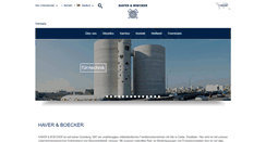 Desktop Screenshot of haverboecker.com